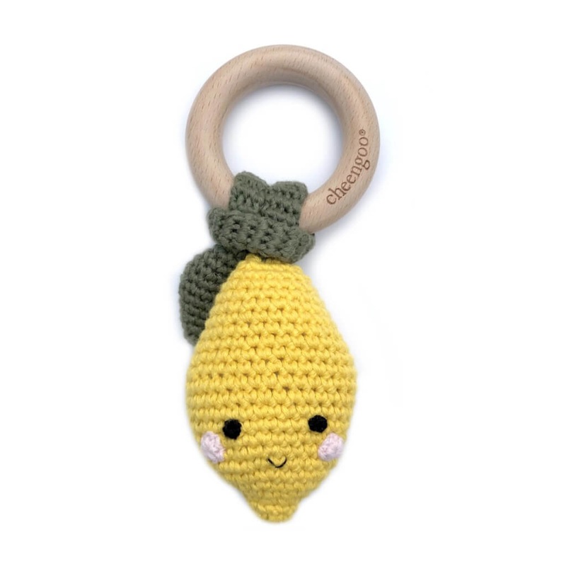 Teething Rattle Lemon