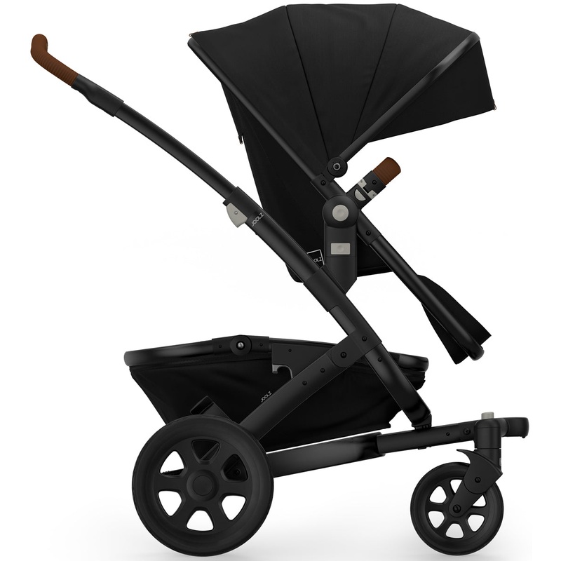 Joolz Geo 2 Tailor Mono Stroller – Black/Black/Black/Brown Ribbed