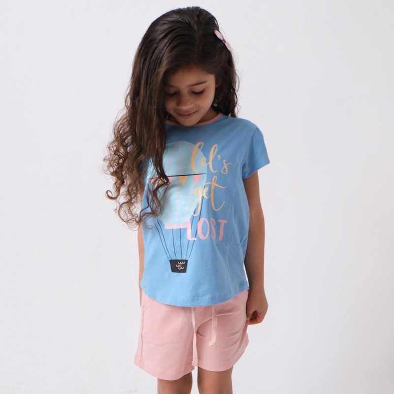 Let’s Get Lost Short-Sleeved Pajama