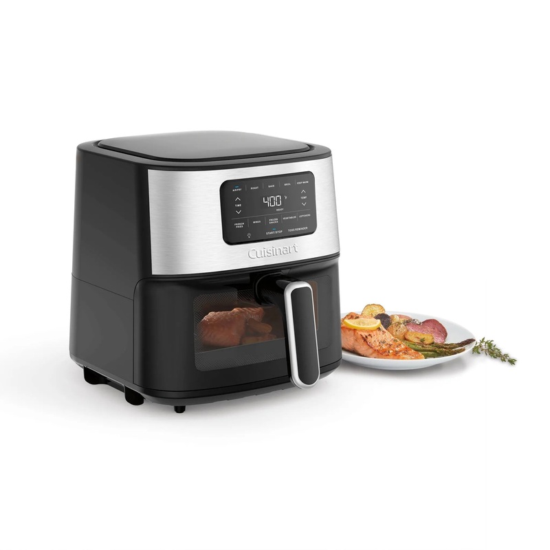 6qt Basket Stainless Steel AirFryer (See Description)