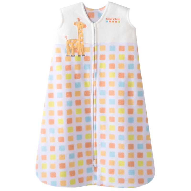 HALO SleepSack Wearable Blanket, Micro-Fleece, Multi Blocks, Small