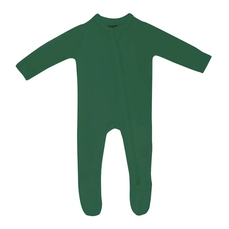 Kyte Baby – Zipper Footie – Forest