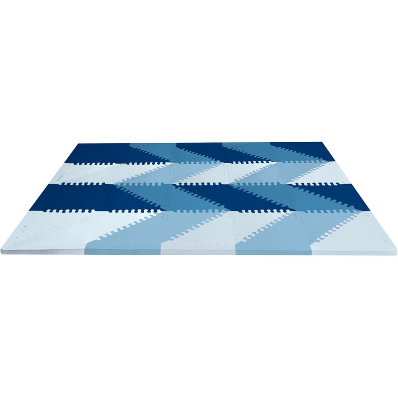 Skip Hop Interlocking Foam Floor Tiles Playspot, Blue Ombre