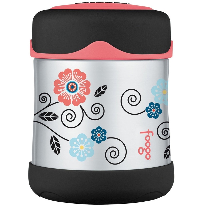 Thermos Foogo Leak-Proof Stainless Steel Food Jar – 10 Ounce – Poppy Patch