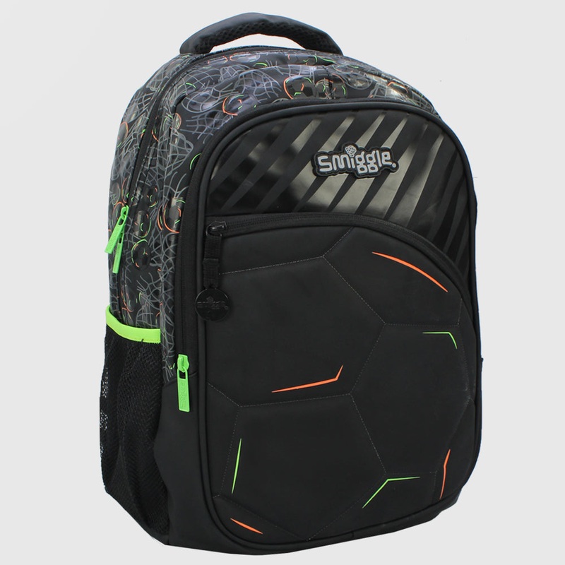 Black Football 17 Inches Backpack – Black