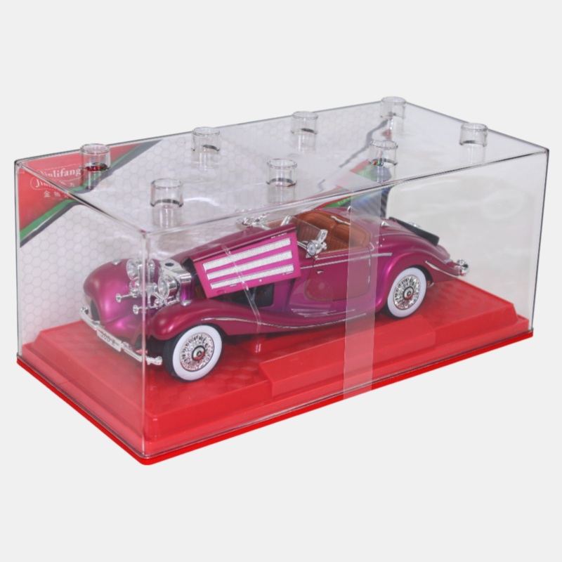 Die-Cast Classic Car  Fuchsia Mercedes