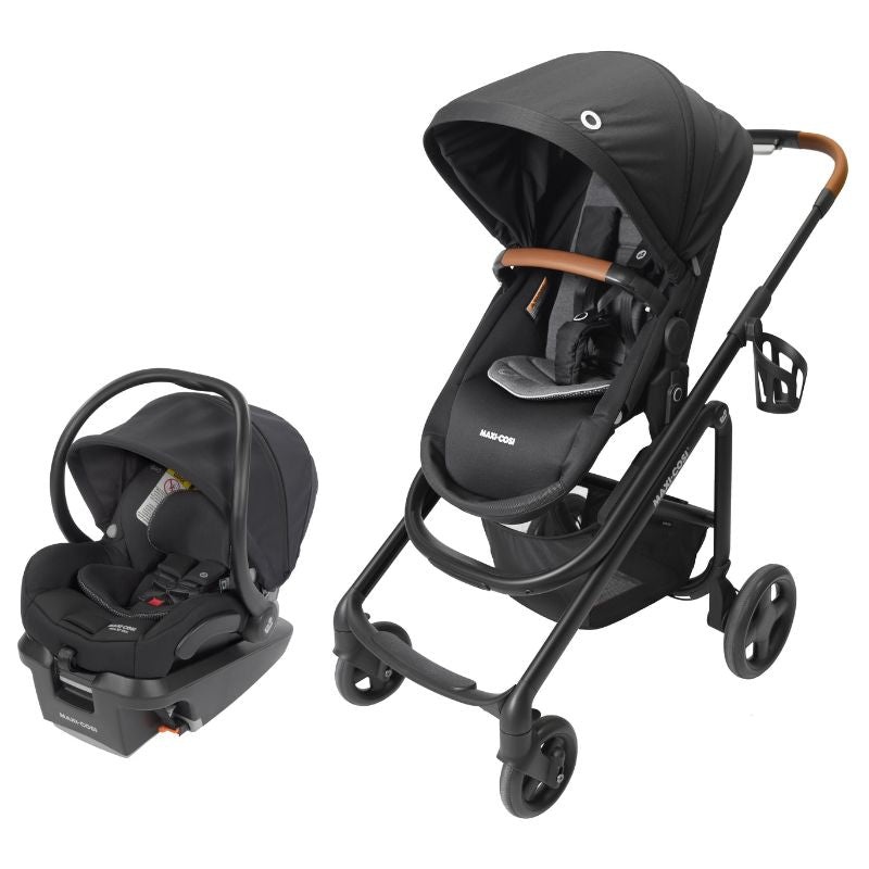 Lila CP Travel System w Mico XP Max – Essential Black