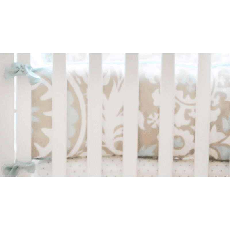 New Arrivals Picket Fence Crib Bumper