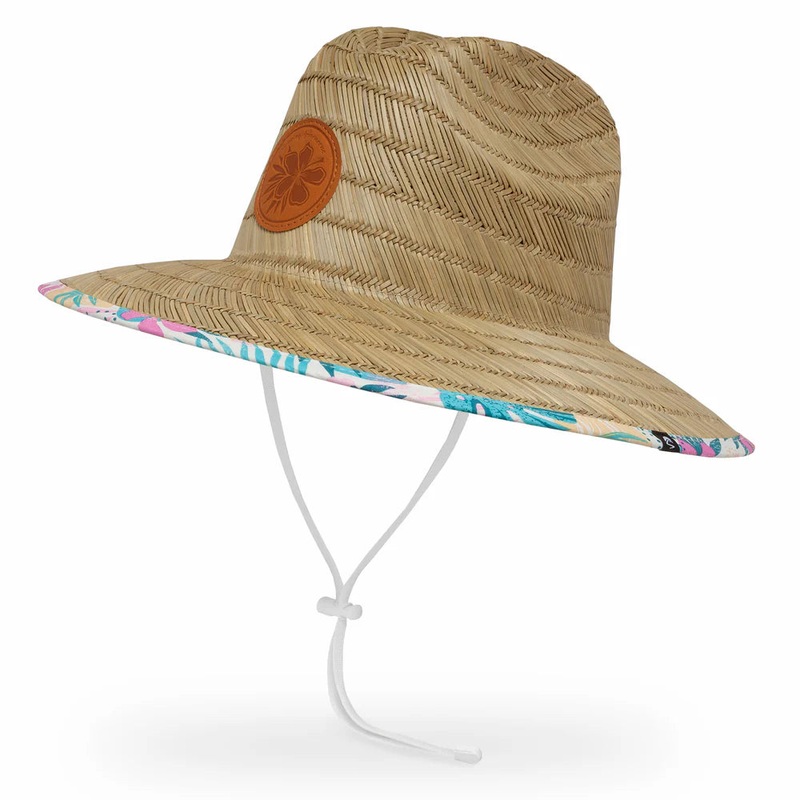 Sunday Afternoons Sun Guardian Hat – Natural/Pink Tropical