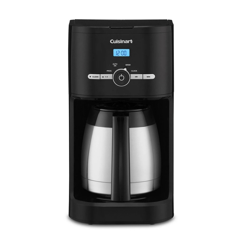 10 Cup Programmable Coffee Maker with Thermal Carafe – Stainless Steel