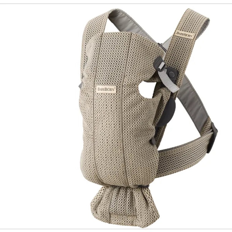 Baby Carrier Mini – Gray Beige / 3D Mesh