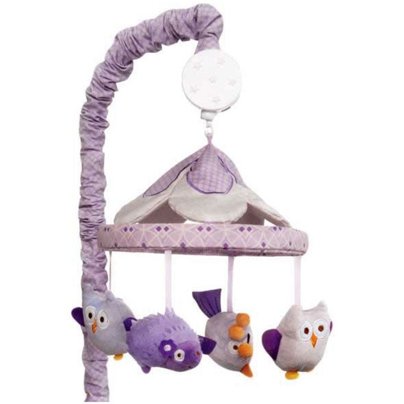KidsLine Dena Owl Blossom Musical Mobile