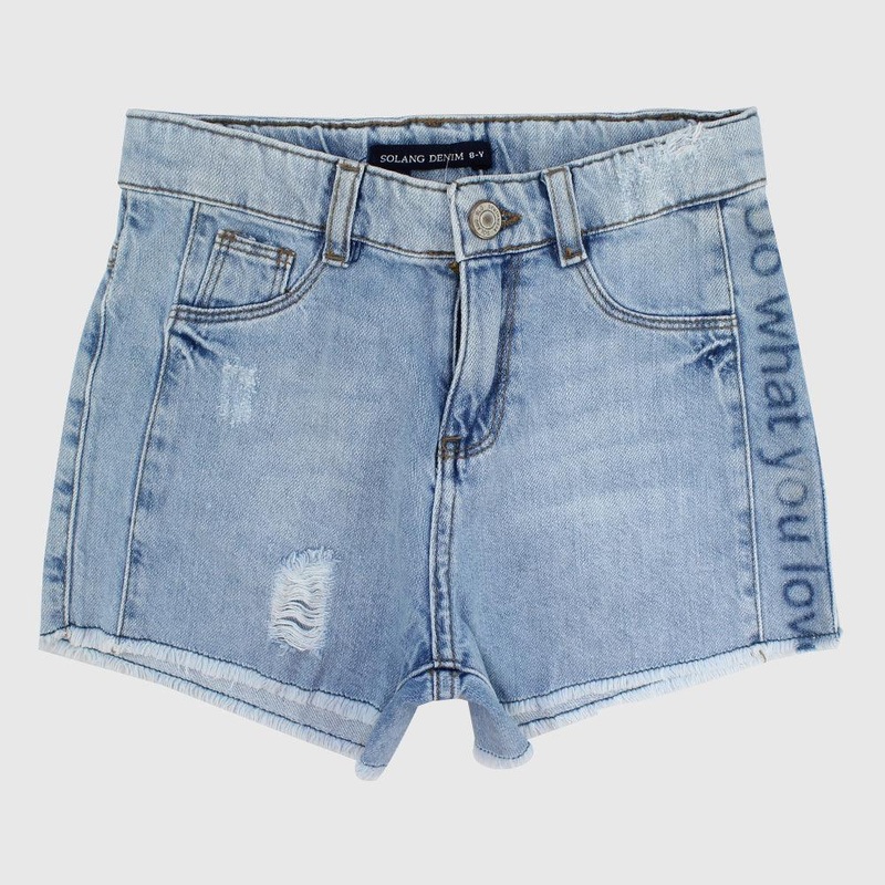 Ripped Jean Shorts