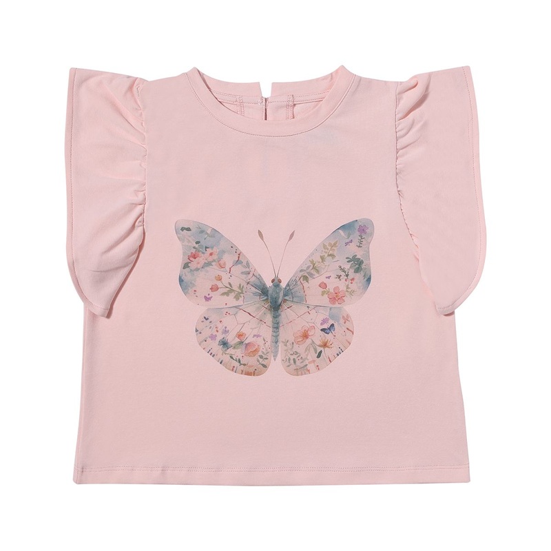 Sutton T-Shirt – Blue Butterfly