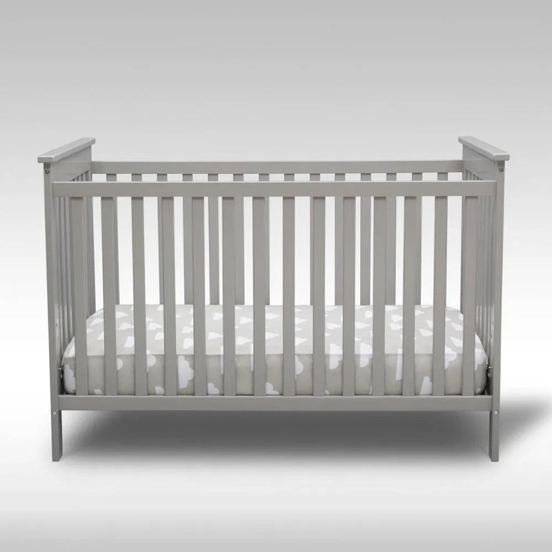 Adley 3-in-1 Convertible Crib – Gray