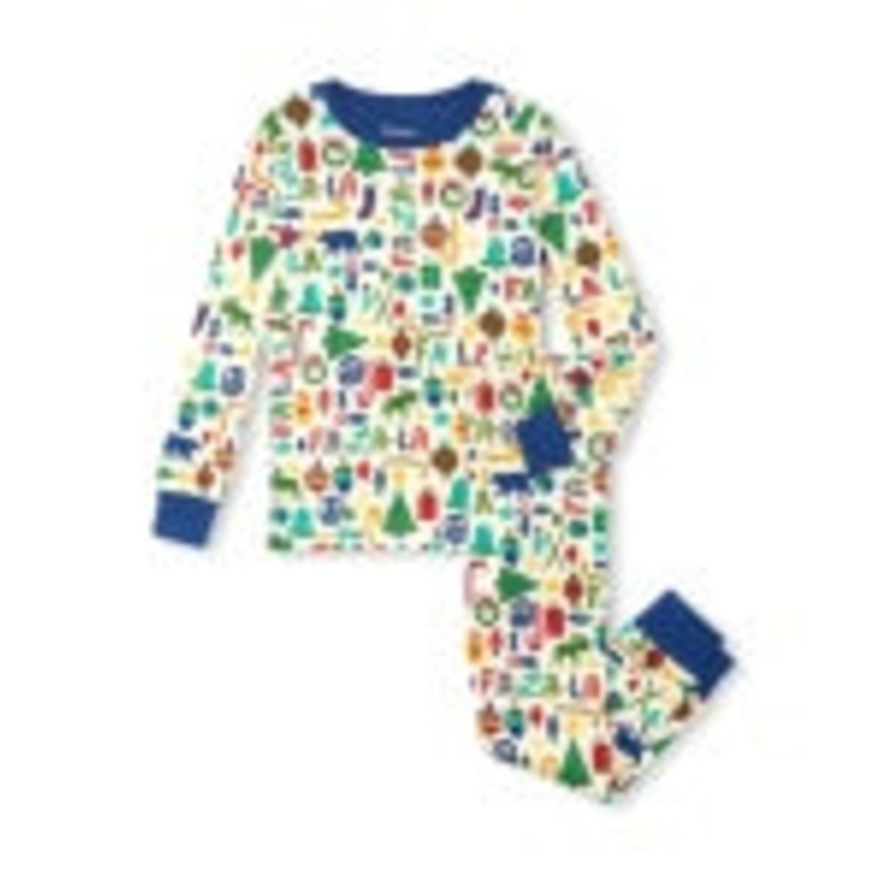Hatley Blue Falala Cotton Pajama Set | Cami Lace