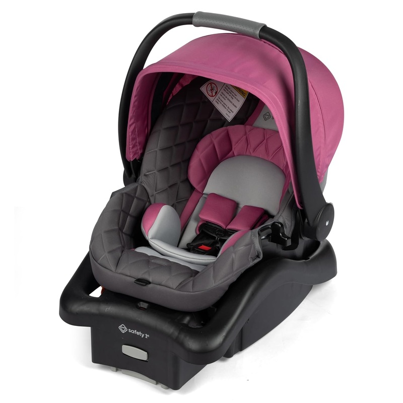 Safety 1st onBoard Insta-LATCH DLX Infant Car Seat, 2023, Beach Rose