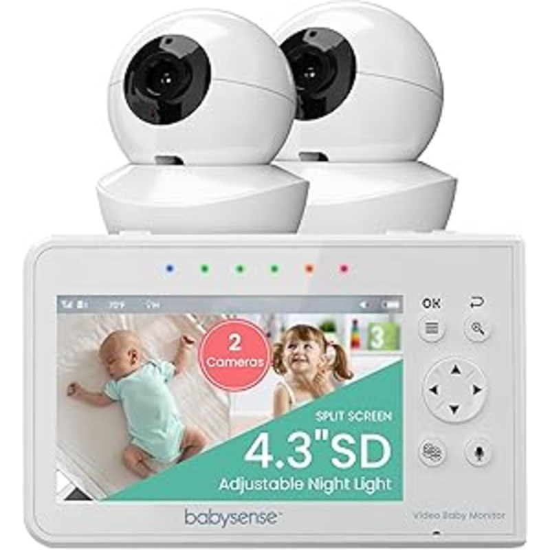 Babysense Split-Screen Video Monitor (V43)