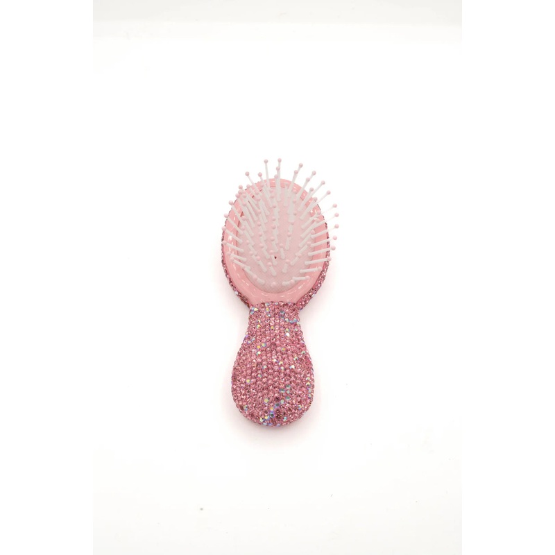 Bari Lynn Mini Rhinstone Hair Brush