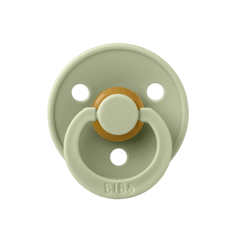BIBS Color Pacifier  1 Pack Latex – Size 1 – Sage