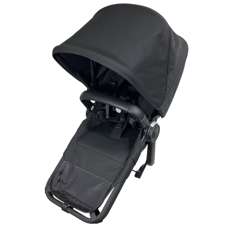 Bugaboo Donkey 5 Duo Extension Set, 2024, Black, Midnight Black, Midnight Black, with Canopy