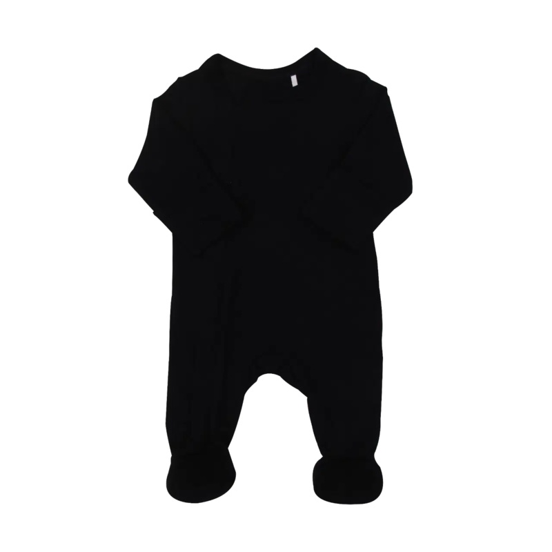 Coccoli – Modal 2-Way Zipper Footie – Black