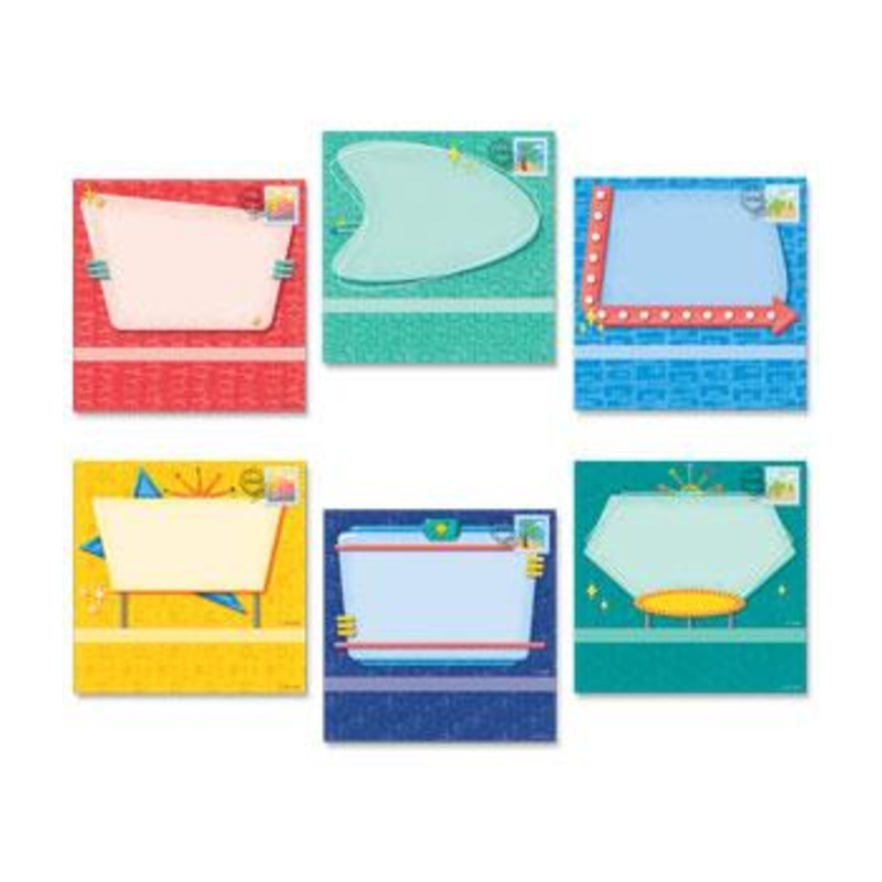 Mid-Century Mod Postcards 6″ Designer Cut-Outs