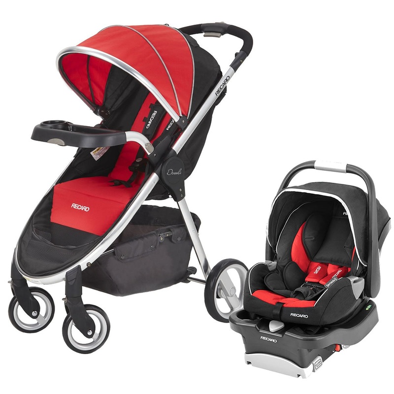 Recaro Denali & Coupe Travel System – Scarlet