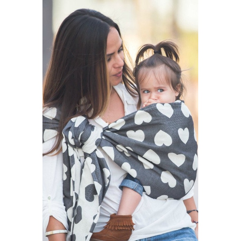 Tula Ring Sling Carrier, S/M – Baby Tula Love Noir