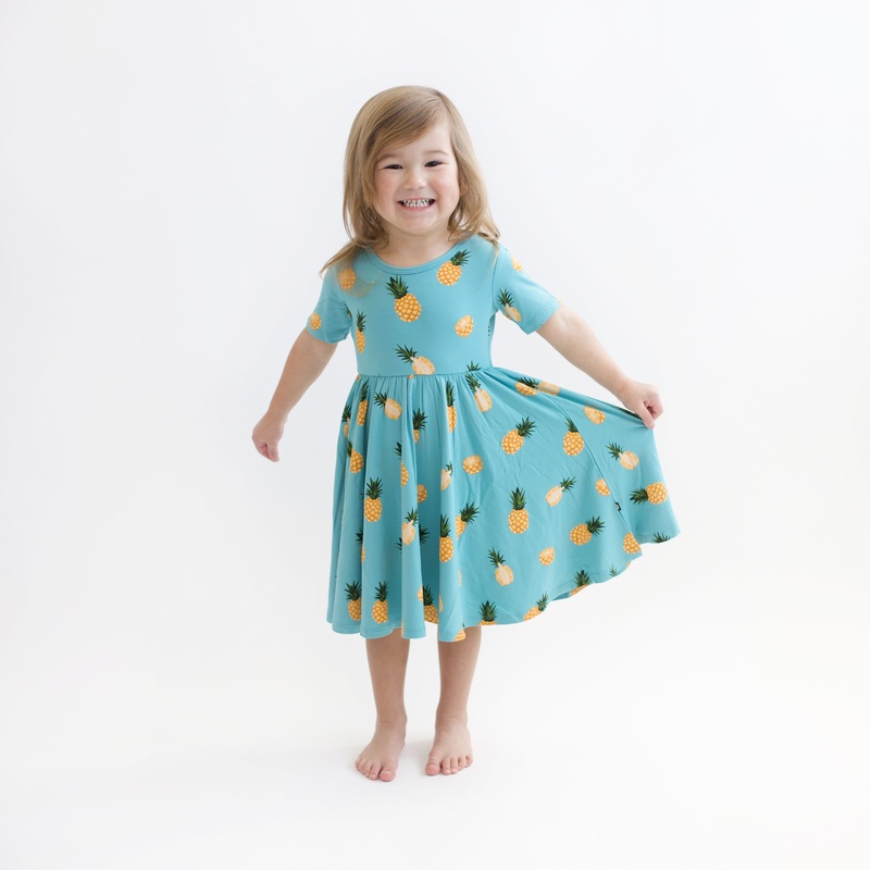 Twirl Dress in Pineapple