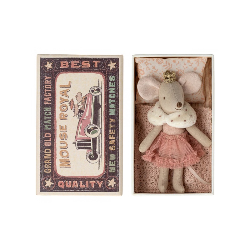 Princess Little Sister Mouse In Box – Rose
