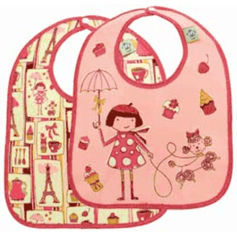 Sugar Booger Cupcake Mini Bib Gift Set – 2 Pack