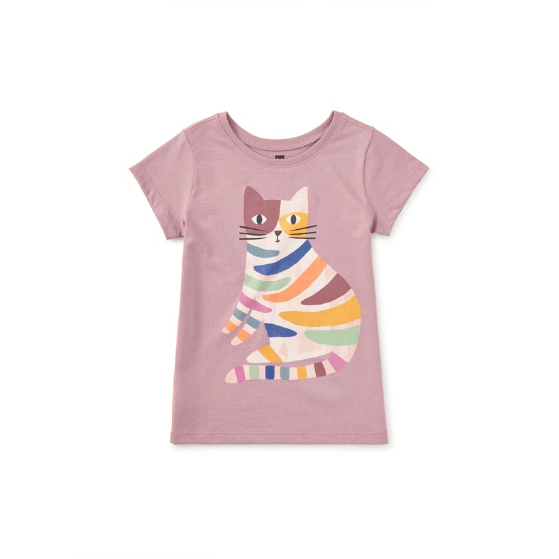 Tea Collection Rainbow Kitty Graphic Tee