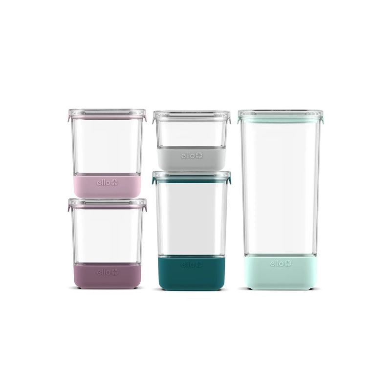 10pc Plastic Food Storage Canisters with Airtight Lids