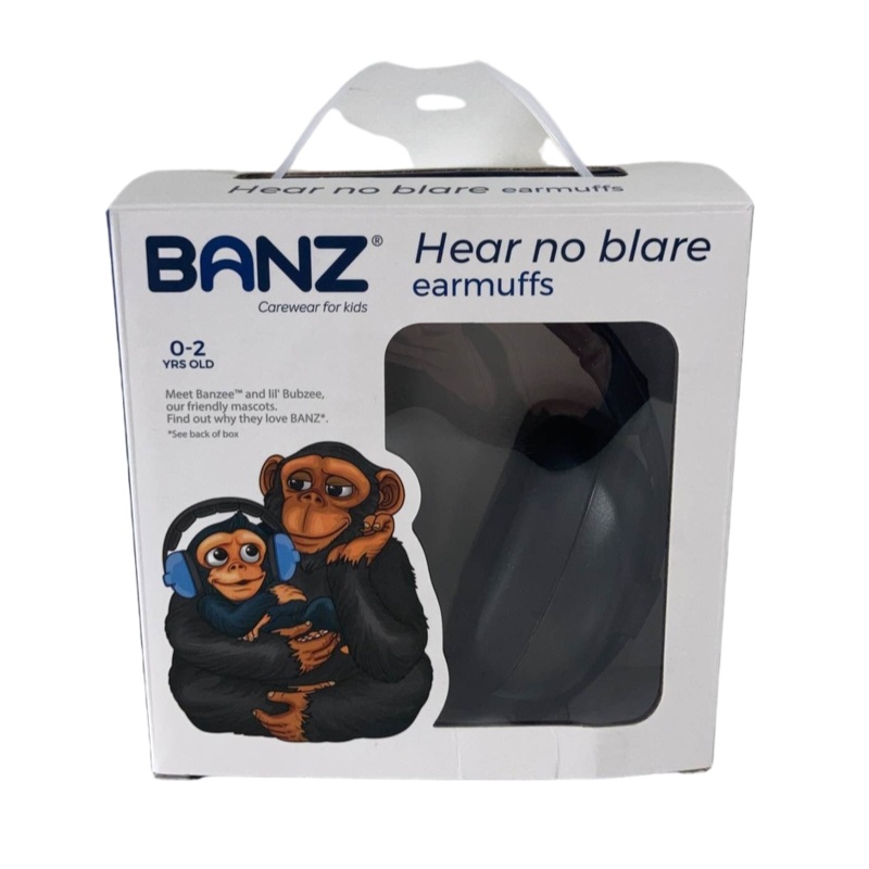 Banz Hear No Blare Earmuffs, Black
