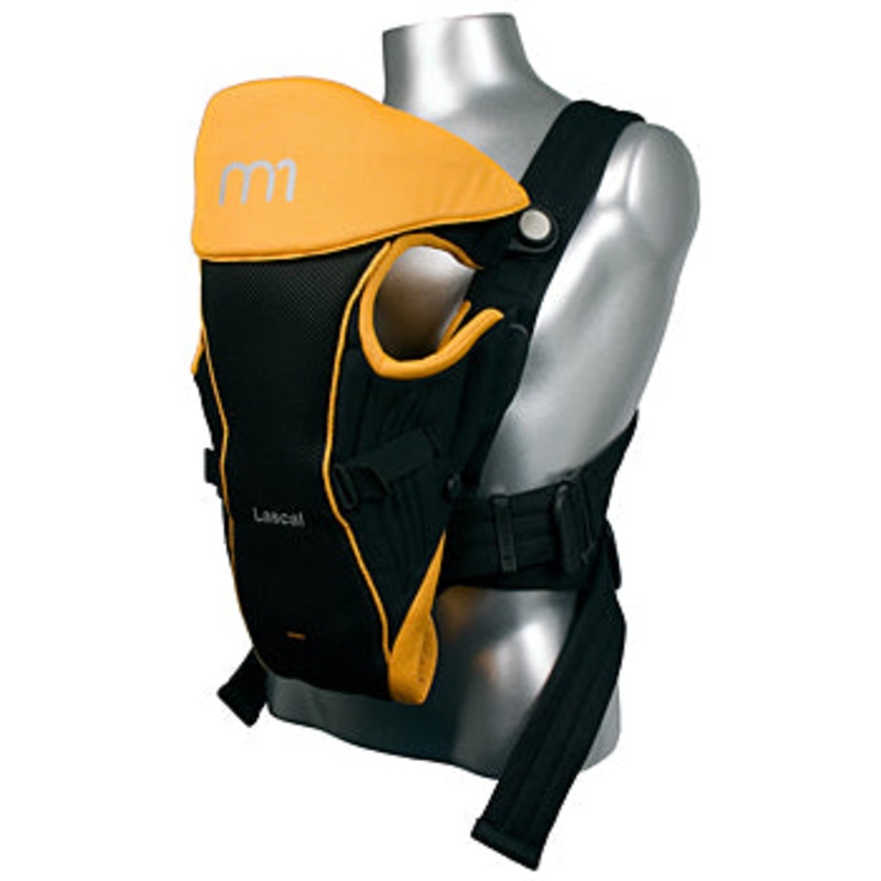 Lascal M1 Baby Carrier in Orange Black