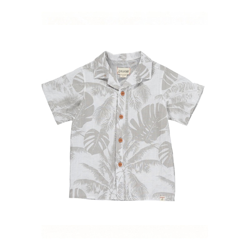 Me & Henry Maui Woven Print Shirt