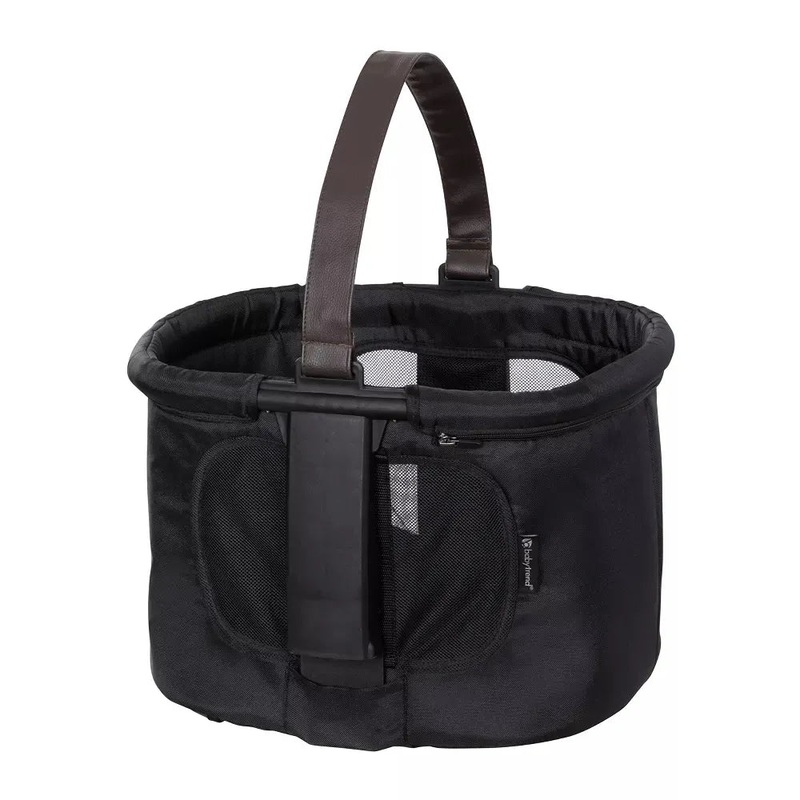Modular Storage Basket for Morph Single to Double Stroller – Black
