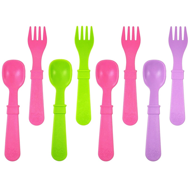 Re-Play Spoon & Fork Set, 8-Pack – Butterfly