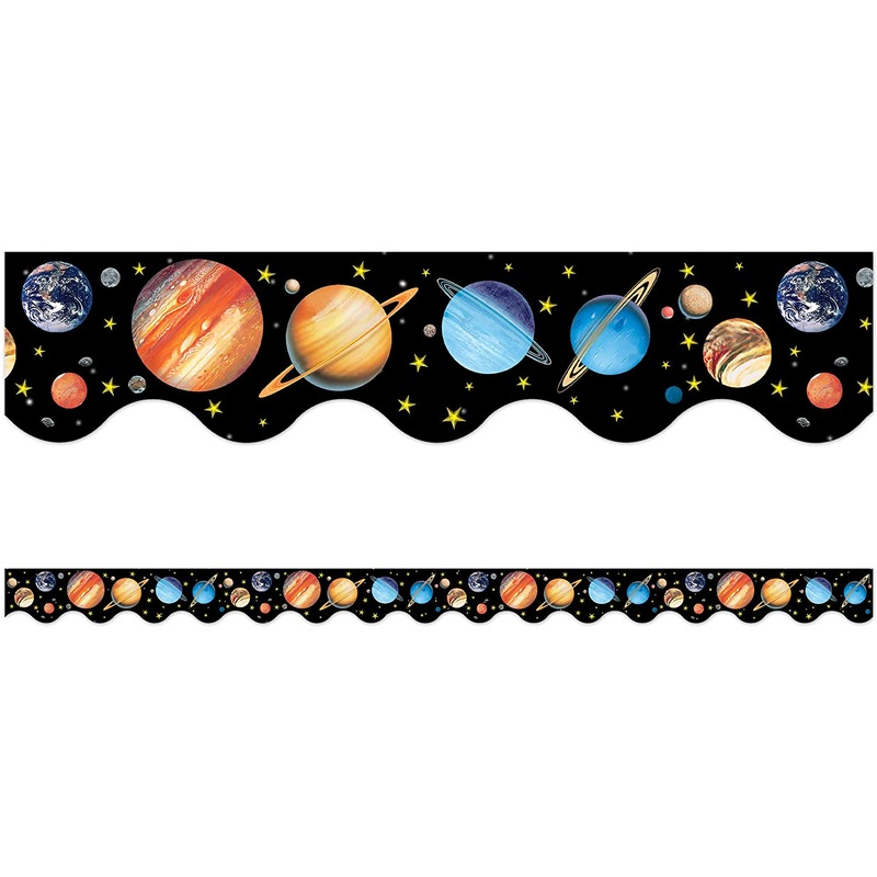 Solar System Border Trim, Multi Color