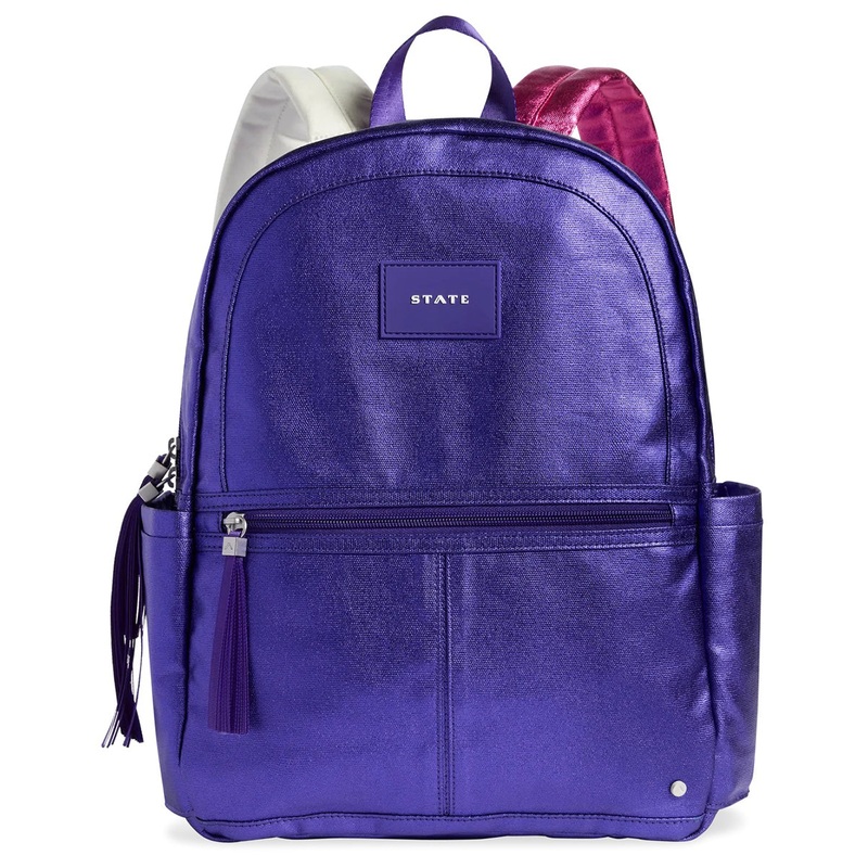 State Bags Kane Kids Backpack – Metallic Purple Multi