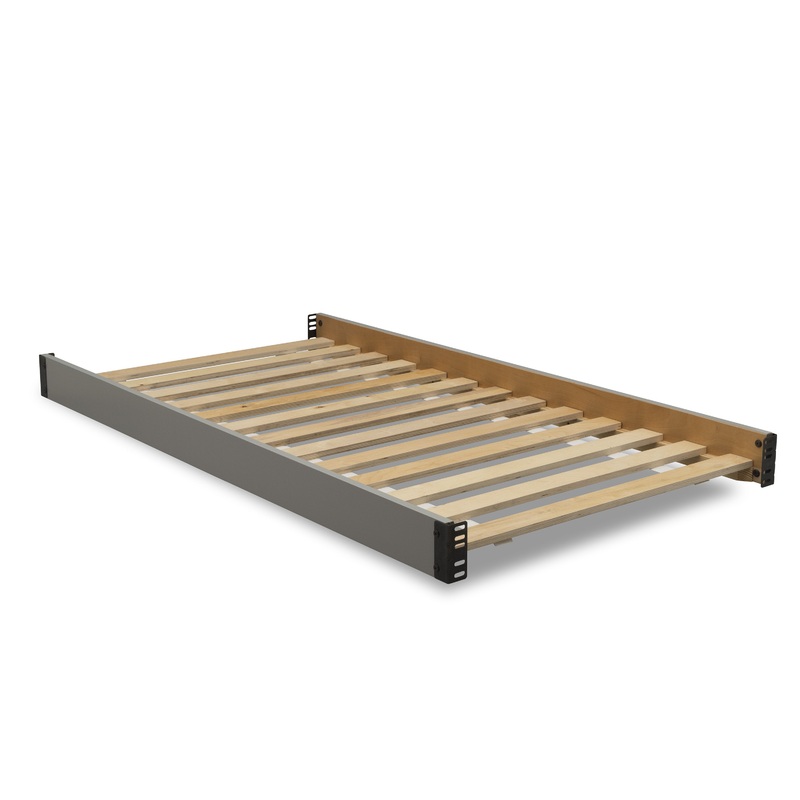 Twin Size Wood Bed Rails (W0090)