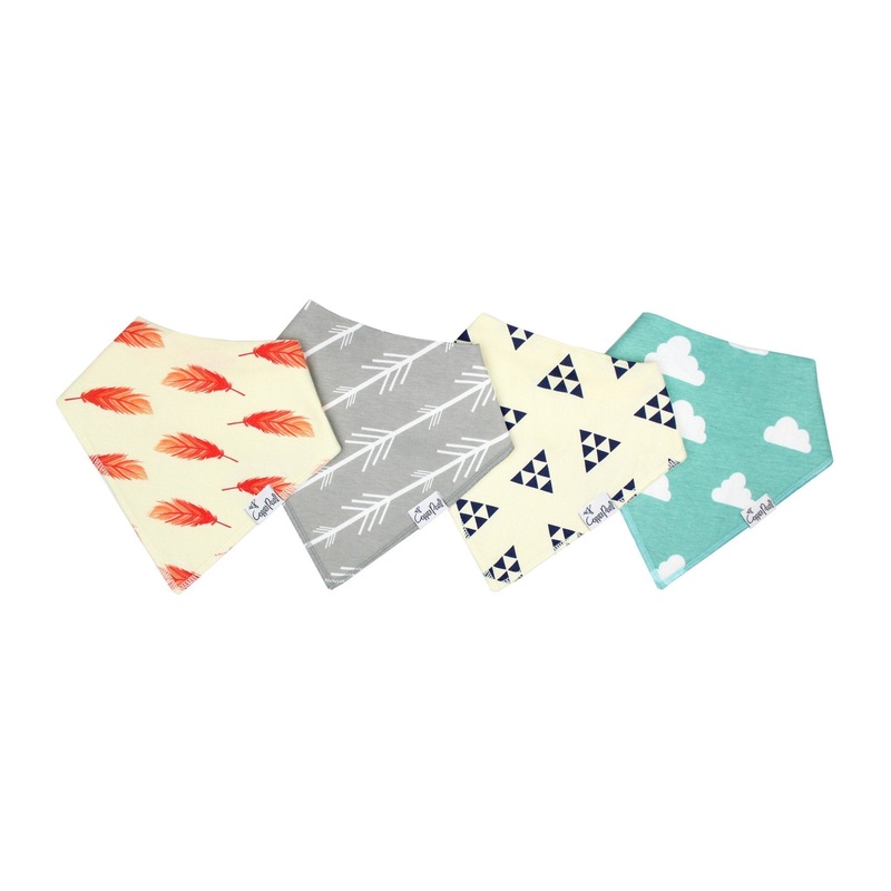 Copper Pearl Baby Bandana Bibs | Aztec