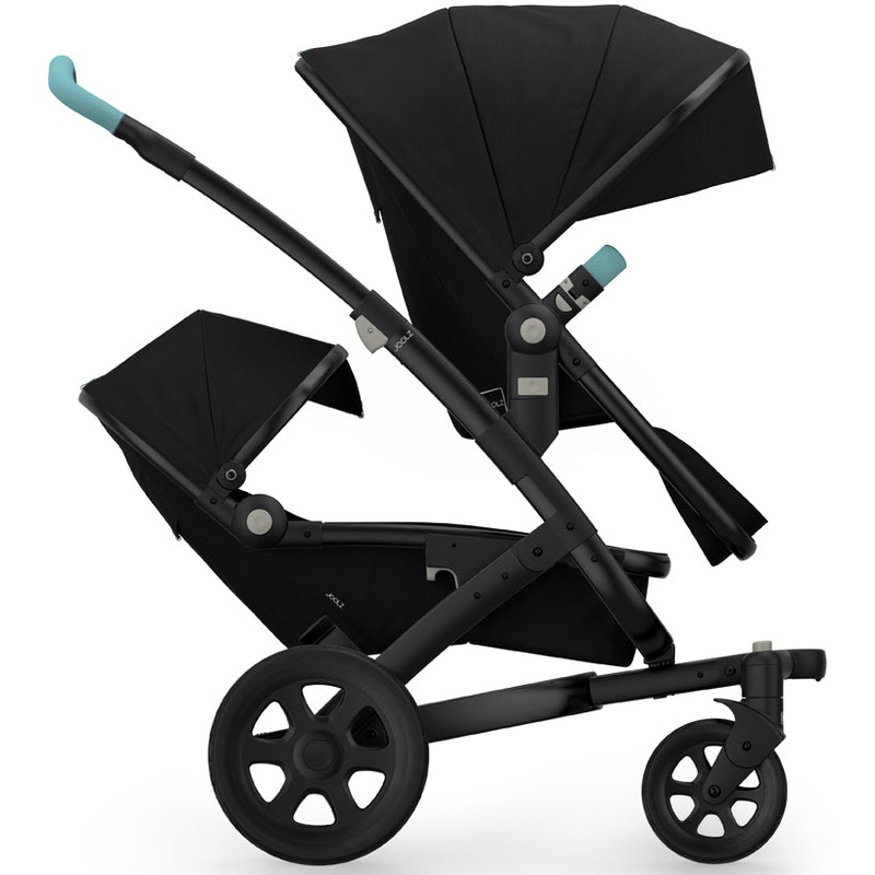 Joolz Geo 2 Tailor Twin Stroller – Black/Black/Black/Angel Blue