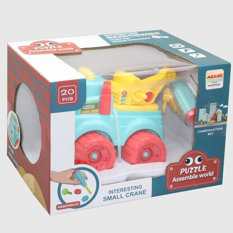 Puzzle Assemble World Interesting Small Crane 20 Pcs
