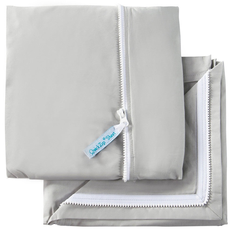 QuickZip Crib Starter Set – Grey