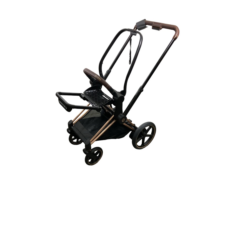 Cybex E-PRIAM Stroller Frame Only, 2019, Rosegold, with Battery