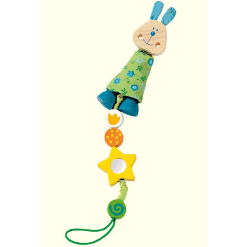 HABA Bunny Rabbit Pacifier Holder / Chain