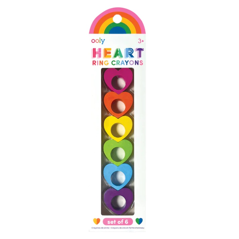 Heart Ring Crayons – Set of 6