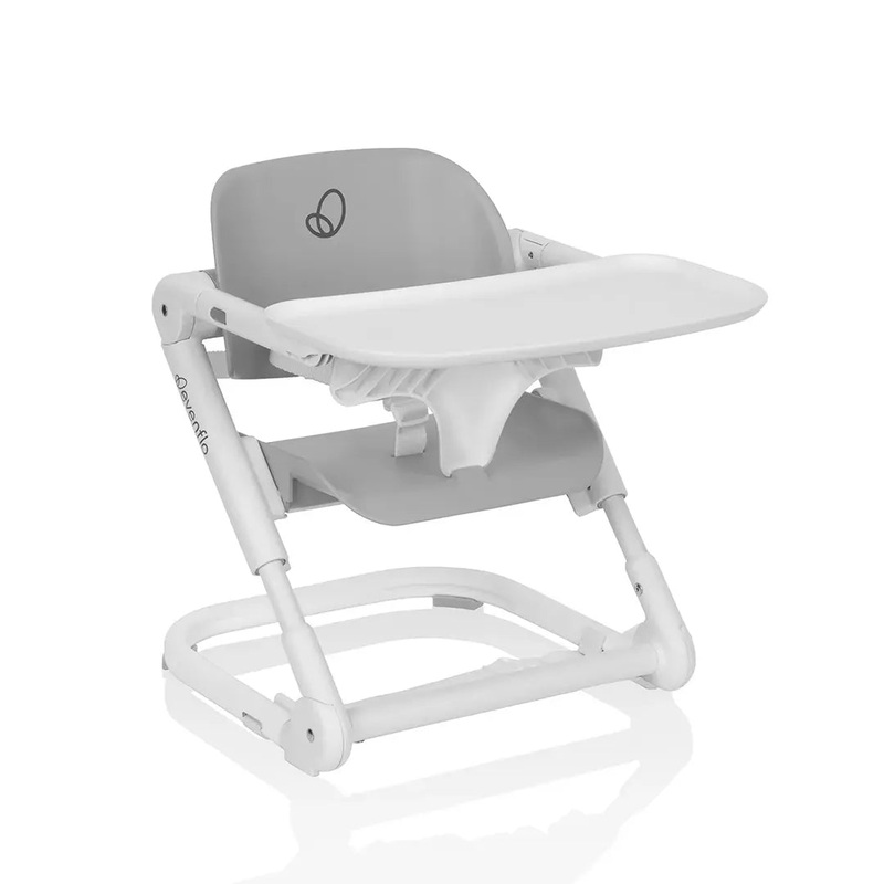 Portable Folding Booster High Chair – White